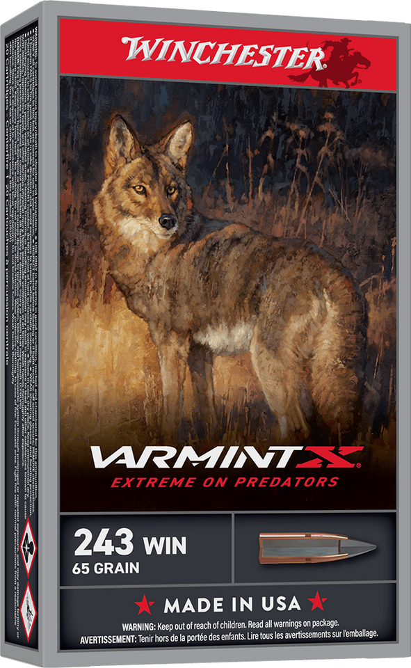 Winchester .243 Winchester 65gr Polymer Tipped ammunition