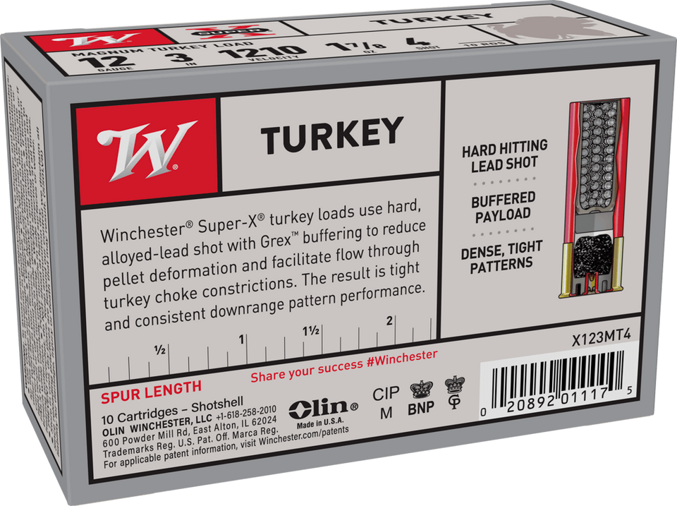 Winchester Super X 12 Gauge 3" 1 7/8 oz. #4