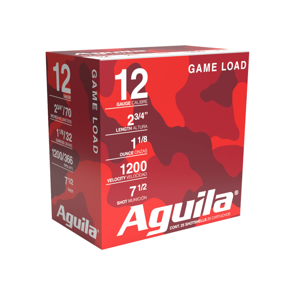 Aguila Game Load 12 Gauge 2.75" 1 1/8 oz. #7.5