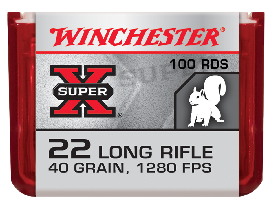 Winchester .22 LR 40gr Copper Plated Hollow Point (CPHP) ammunition