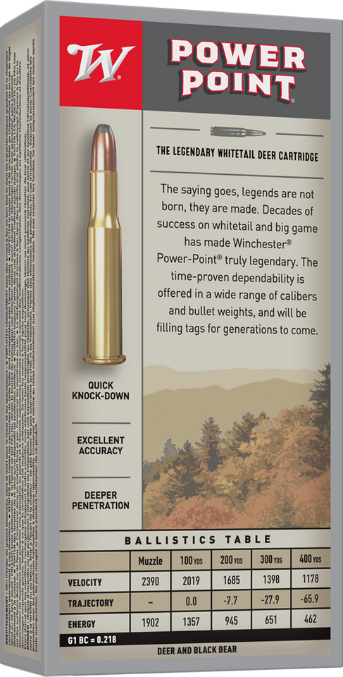 Winchester Power-Point .30-30 Win. 150 Grain Jacketed Soft Point (JSP)