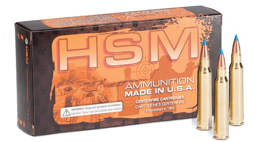HSM Ammo .220 Swift 55gr Polymer Tipped ammunition