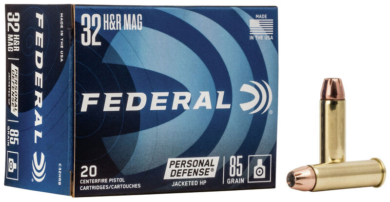 Federal .32 H&R Magnum 85gr Jacketed Hollow Point (JHP) ammunition
