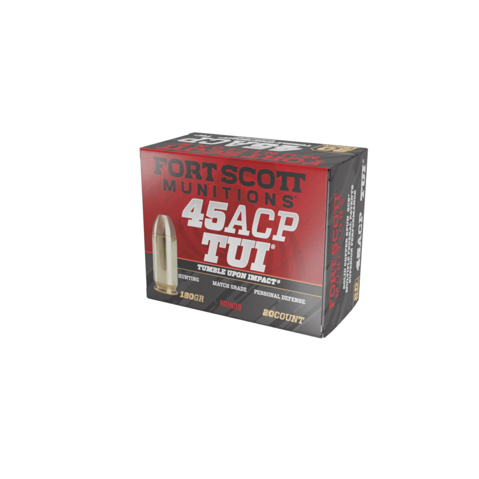 Fort Scott Munitions .45 ACP 180gr Solid ammunition