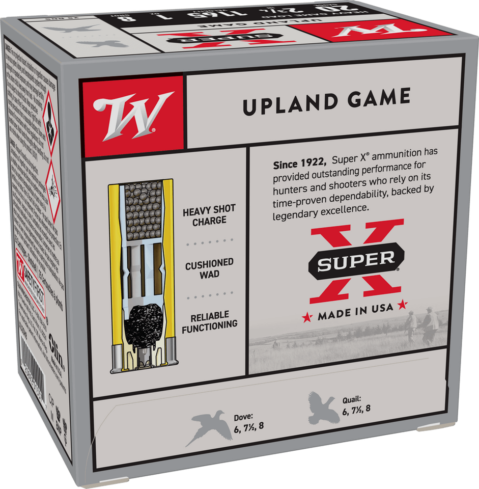 Winchester Super X 20 Gauge 2.75" 1 oz. #8