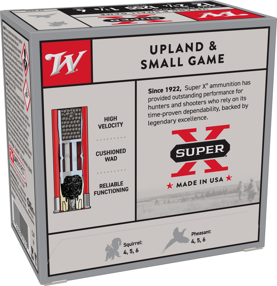 Winchester Super X 12 Gauge 2.75" 1 1/8 oz. #4