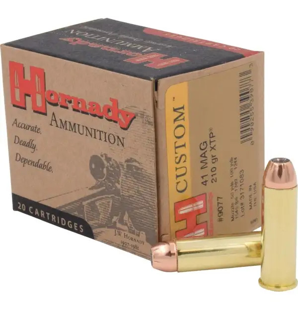 Hornady Custom 41 Rem Mag 210 Grain XTP
