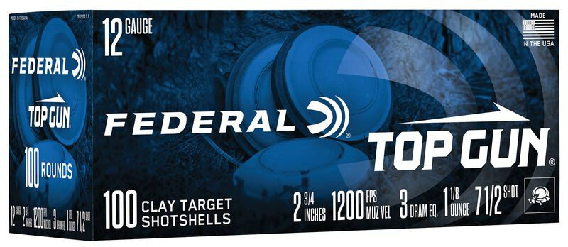 Federal Top Gun 12 Gauge 2.75" 1180 fps 1 1/8 oz. #7.5