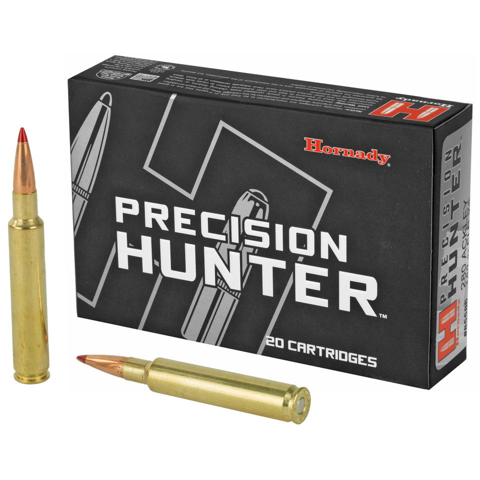 Hornady .280 Ackley 162gr Polymer Tipped ammunition