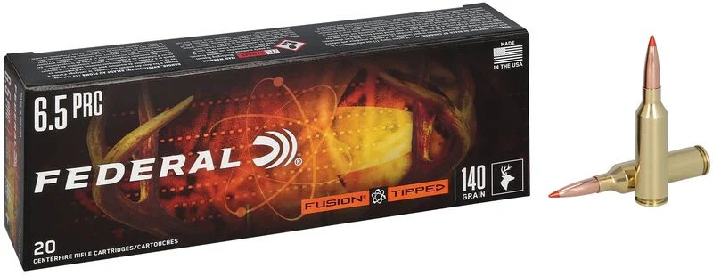 Federal 6.5 PRC 140gr Polymer Tipped ammunition