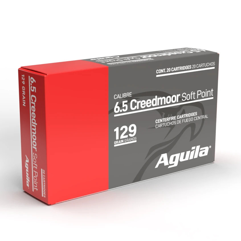 Aguila Ammunition 6.5mm Creedmoor 129gr Soft Point (SP) ammunition