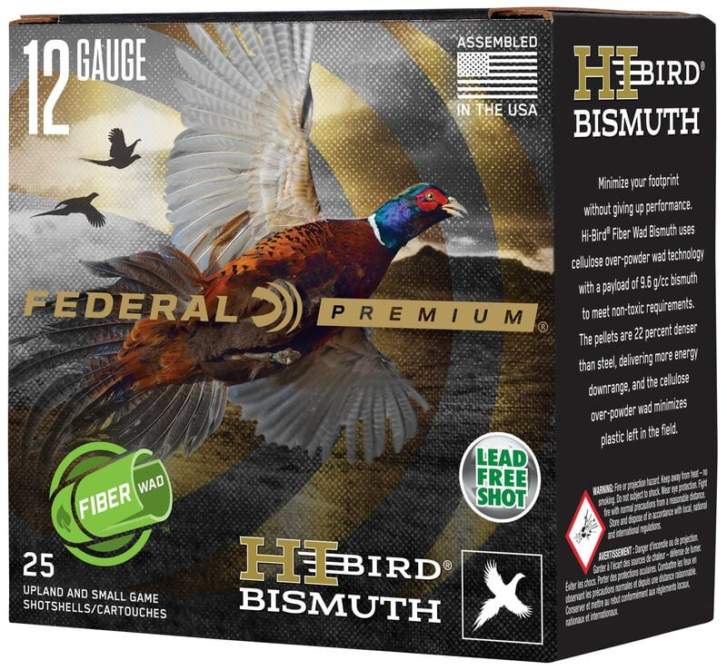 Federal Hi-Bird Fiber Wad Bismuth 12 Gauge 3.75" 1 1/4 oz. #5