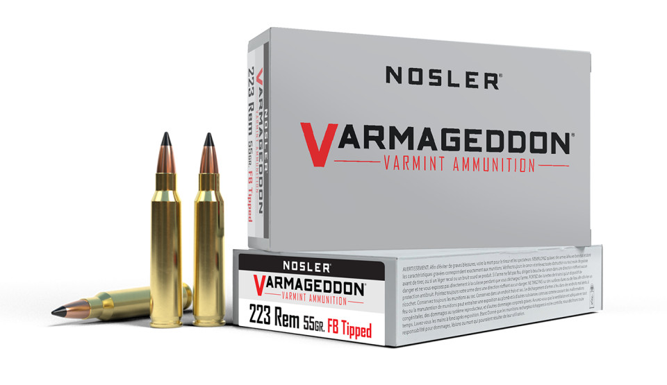 Nosler Varmageddon .223 Rem 55 Grain Polymer Tipped
