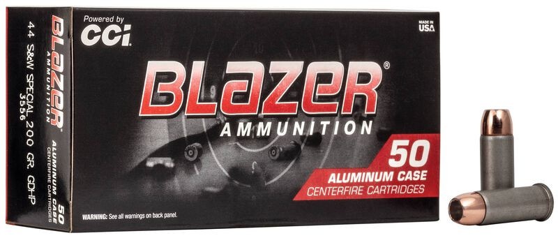 CCI .44 S&W Special 200gr Jacketed Hollow Point (JHP) ammunition