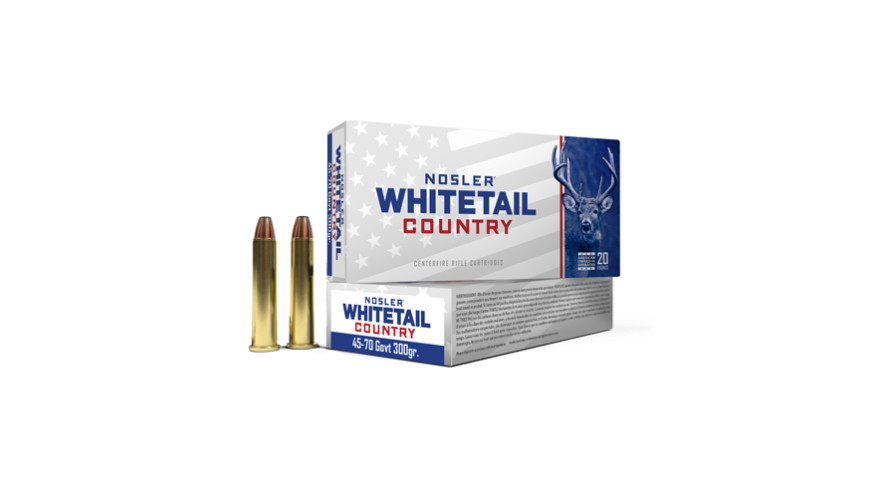 NOSLER .45-70 Government 300gr Hollow Point (HP) ammunition