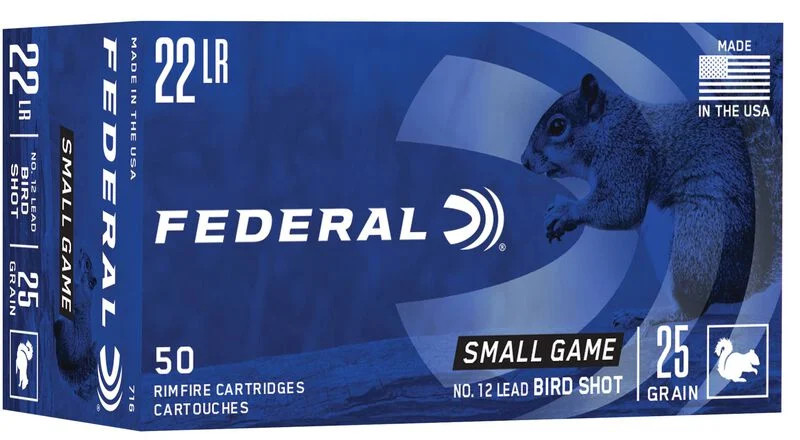 Federal .22 LR 25gr Shotshell ammunition