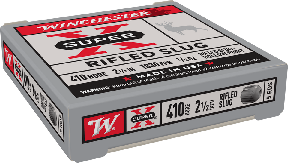 Winchester Super X .410 Bore 2.5" 1/5 oz. Rifled Slug