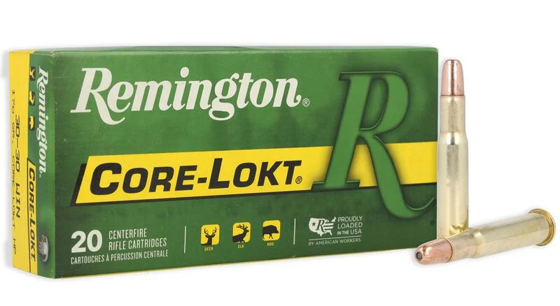 Remington .30-30 Winchester 170gr Hollow Point (HP) ammunition