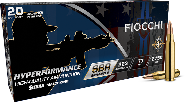 Fiocchi .223 Remington 77gr Open Tip Match (OTM) ammunition