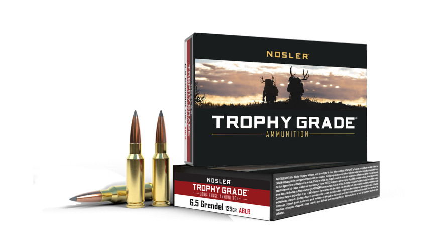 NOSLER 6.5 Grendel 129gr Polymer Tipped ammunition