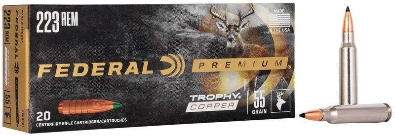 Federal .223 Remington 55gr Polymer Tipped ammunition