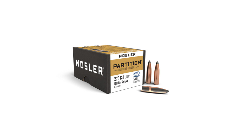 Nosler Bullets 270 Cal .277" 150 Grain Partition
