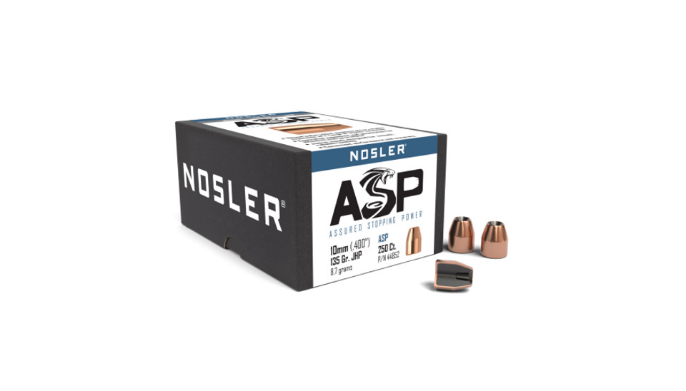 Nosler Bullets 10mm .400 " 135 Grain ASP
