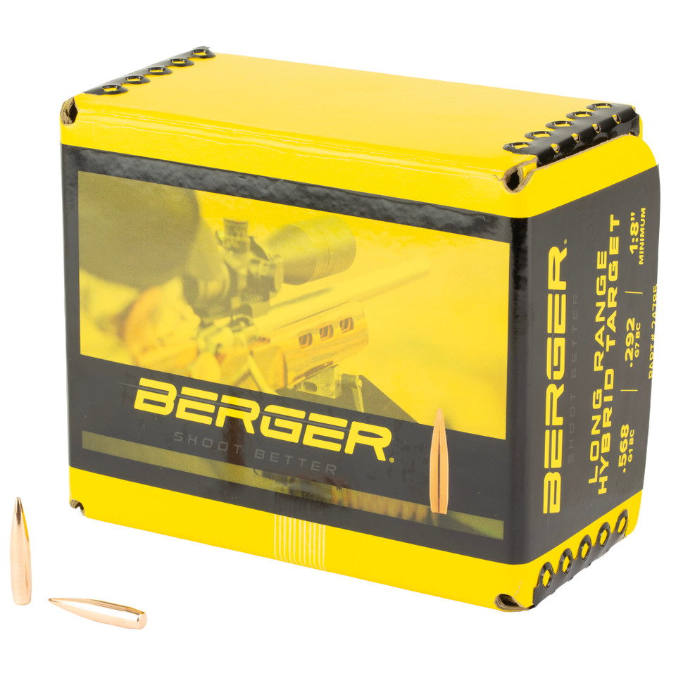 Berger Bullets 6mm .243" 109 Grain Hybrid Target Long Range 24785 Berger Bullets