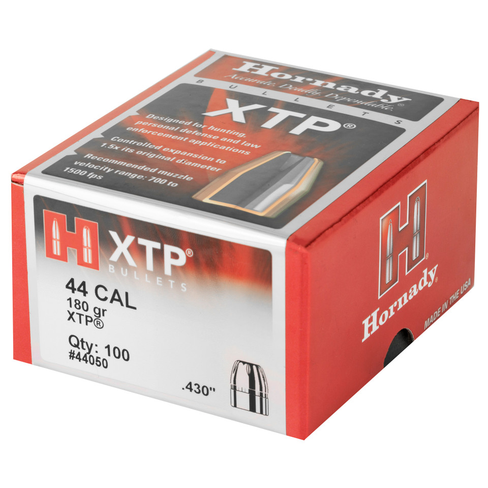Hrndy Xtp 44cal .430 180gr 100ct 44050 Hornady