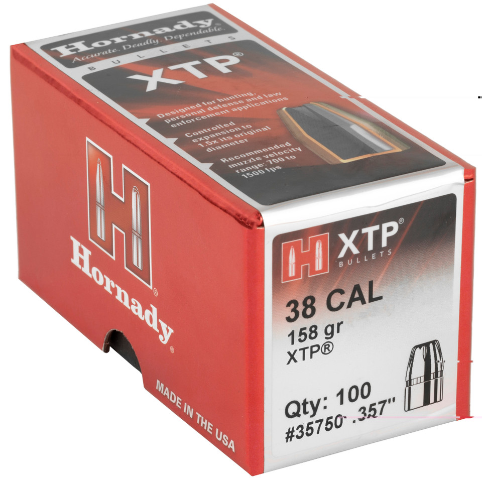 Hrndy Xtp 38cal .357 158gr 100ct 35750 Hornady