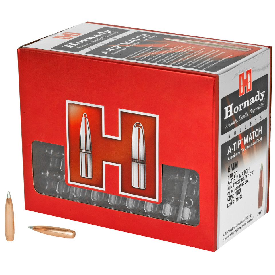 Hornady Bullets 6mm .243" 110 Grain A-Tip Match