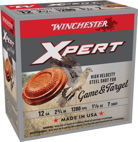 Winchester Xpert Game & Target 12 Gauge 2-3/4" 1-1/8 oz #6 Steel Shot