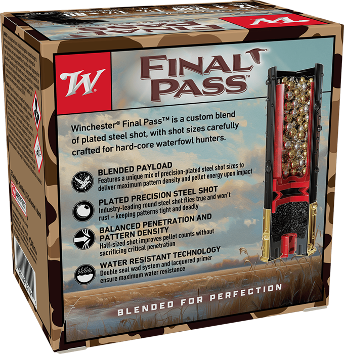 Winchester Final Pass 12 Gauge 3" 1-1/4 oz. #1.5 + BB Steel Blend