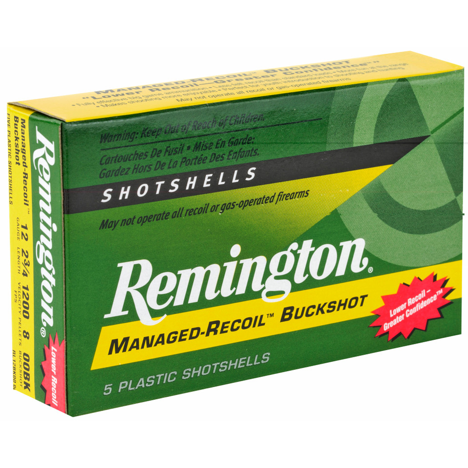 Rem Exp Mr 12ga 2.75" Oo Bck 5/100 047700336503 20282 Remington