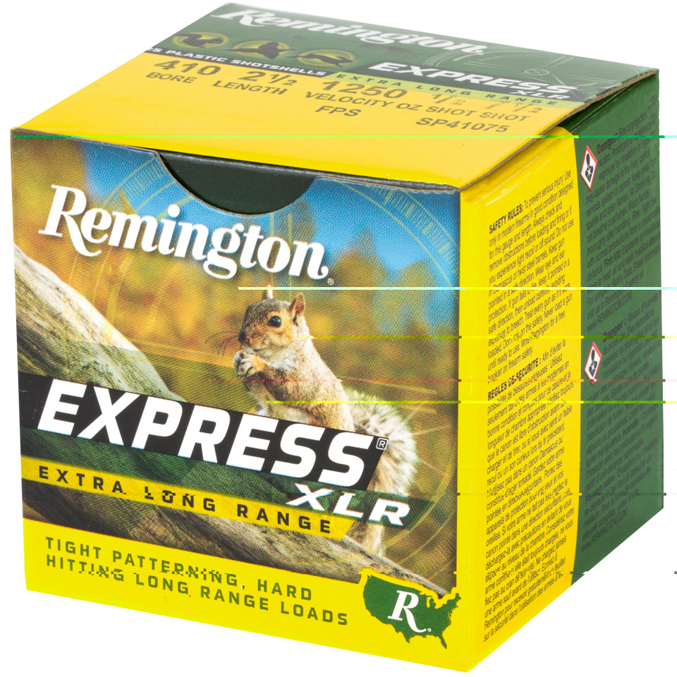 Rem Exp Lr .410ga 2.5" # 7.5 25/250 047700017204 20747 Remington