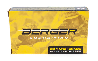 Berger Bullets .223 77gr Open Tip Match (OTM) ammunition