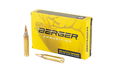Berger Bullets 300 Win Mag 185gr Hollow Point Boat Tail (HPBT) ammunition