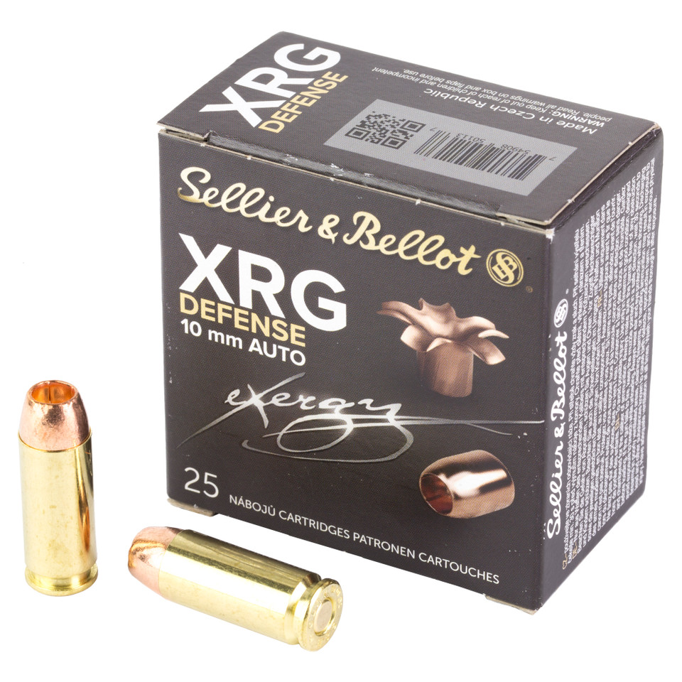 Sellier & Bellot 10mm 130gr Hollow Point (HP) ammunition