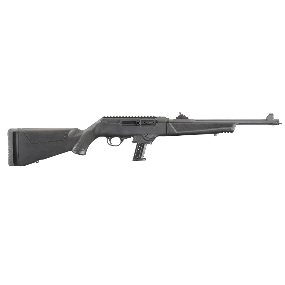 Ruger Pc 9mm 16.12" 17rd Bl Thrd Flt