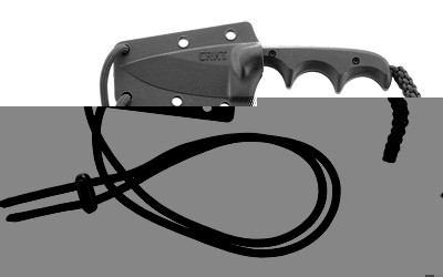 Crkt Minimalist Black Drop Point 2.16