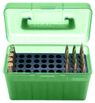 MTM Deluxe 50-Round Rifle Ammo Box - Green