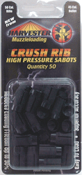 Harvester Crush Rib Sabots 50 Caliber for 45 Caliber Bullets
