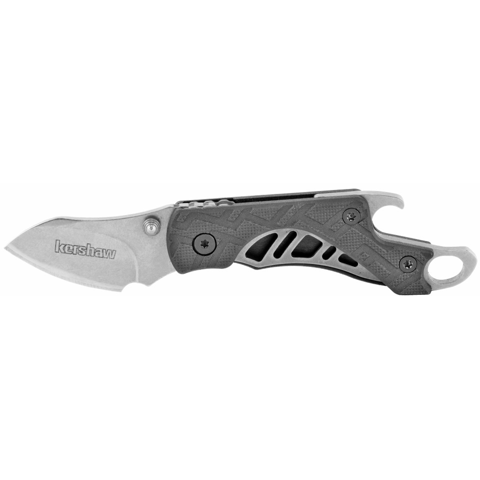 Kershaw Cinder Keychain Folding Knife - 1.4 Inch Stonewashed