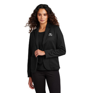 Mercer+Mettle Womens Relaxed Knit Blazer - COA Mercer+Mettle Womens Relaxed Knit Blazer - COA