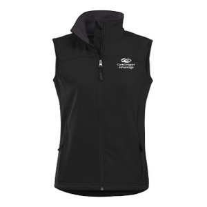 Ladies Uptown Soft Shell Vest - COA Ladies Uptown Soft Shell Vest - COA