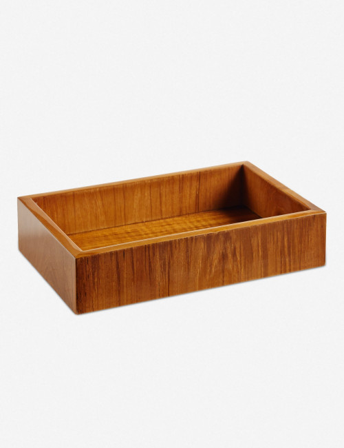 Nemma Amenities Tray, Teak