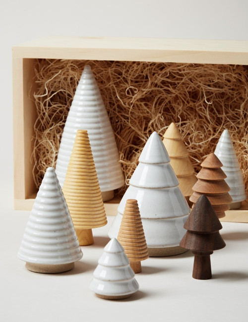 Farmhouse Pottery Woodland Forest Gift Set of 10