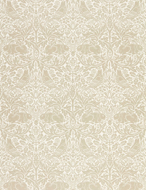 Morris & Co. Pure Brer Rabbit Wallpaper, Gilver Swatch