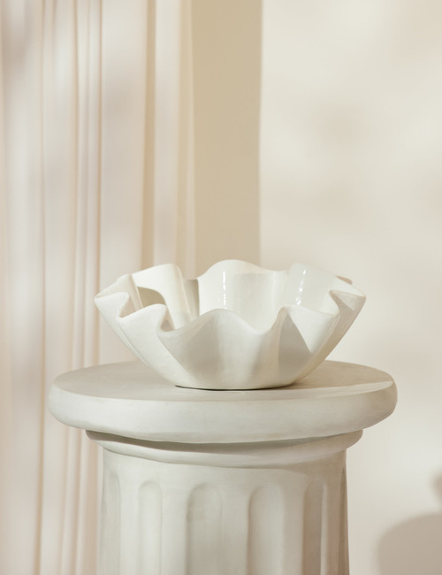 Regina Andrew Ruffle Ceramic Bowl