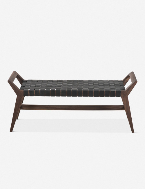 Glendora Leather Bench